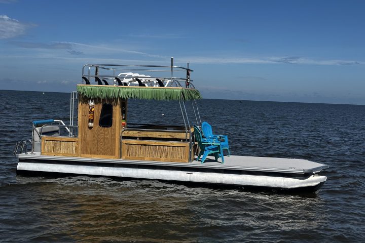 a boat on a body of water